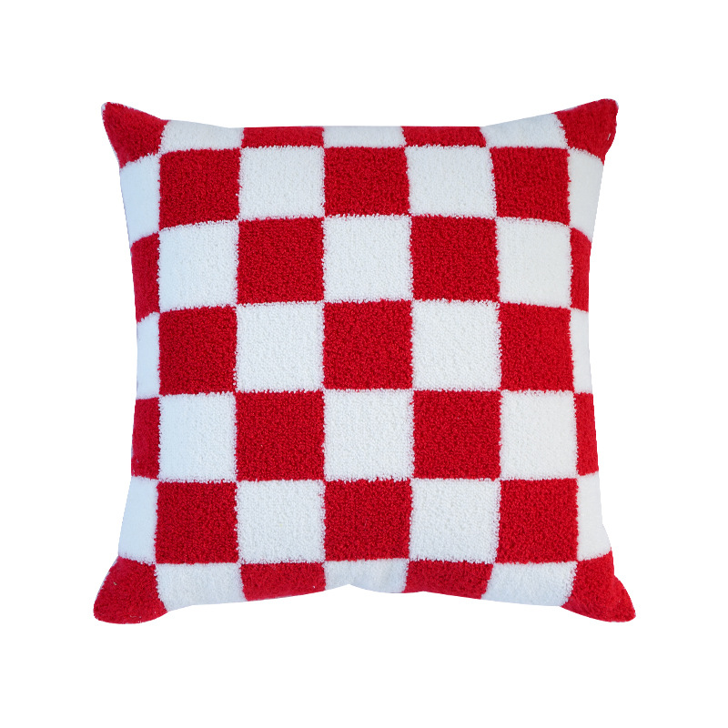 Red and white checkerboard