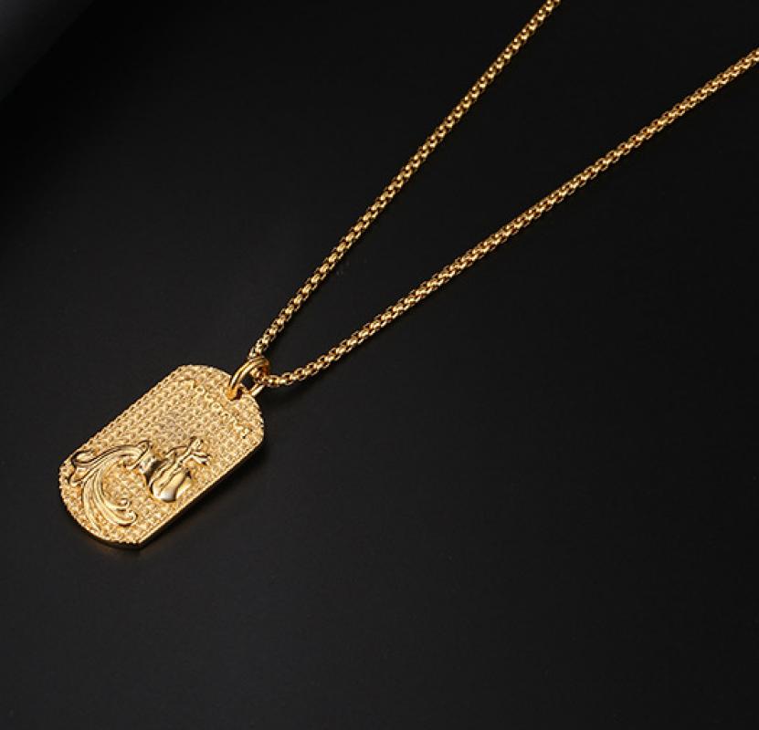 Gold necklace 70CM