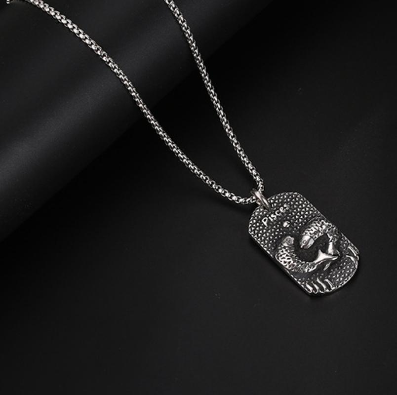 Steel color necklace 50CM