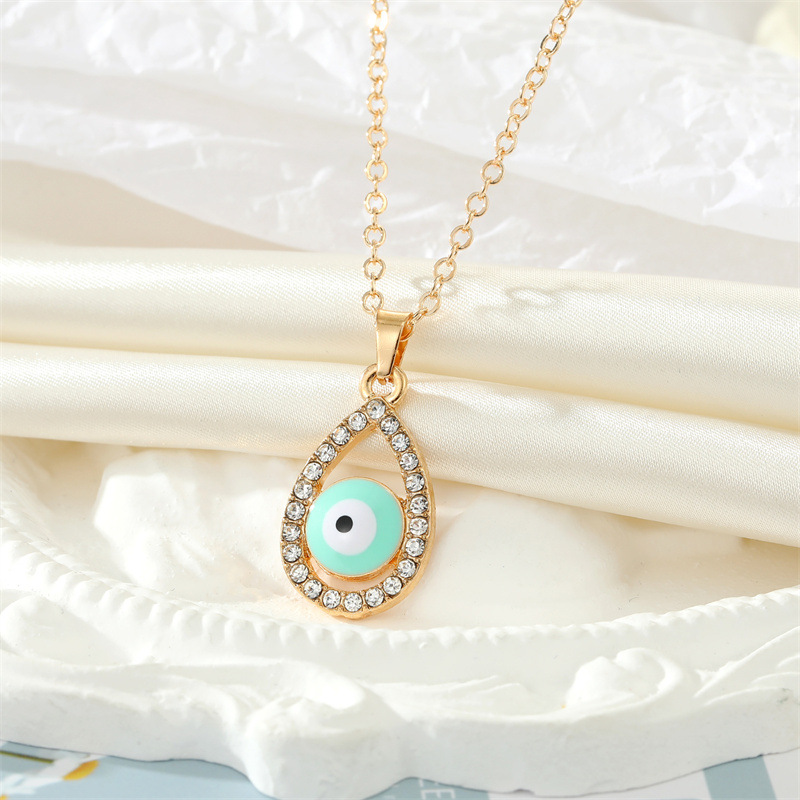 Light blue necklace 50 and 5cm