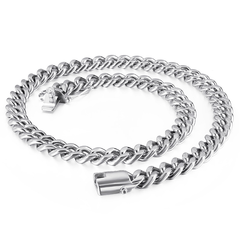 steel color Necklace