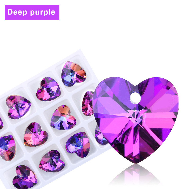 4:Deep purple magic heart