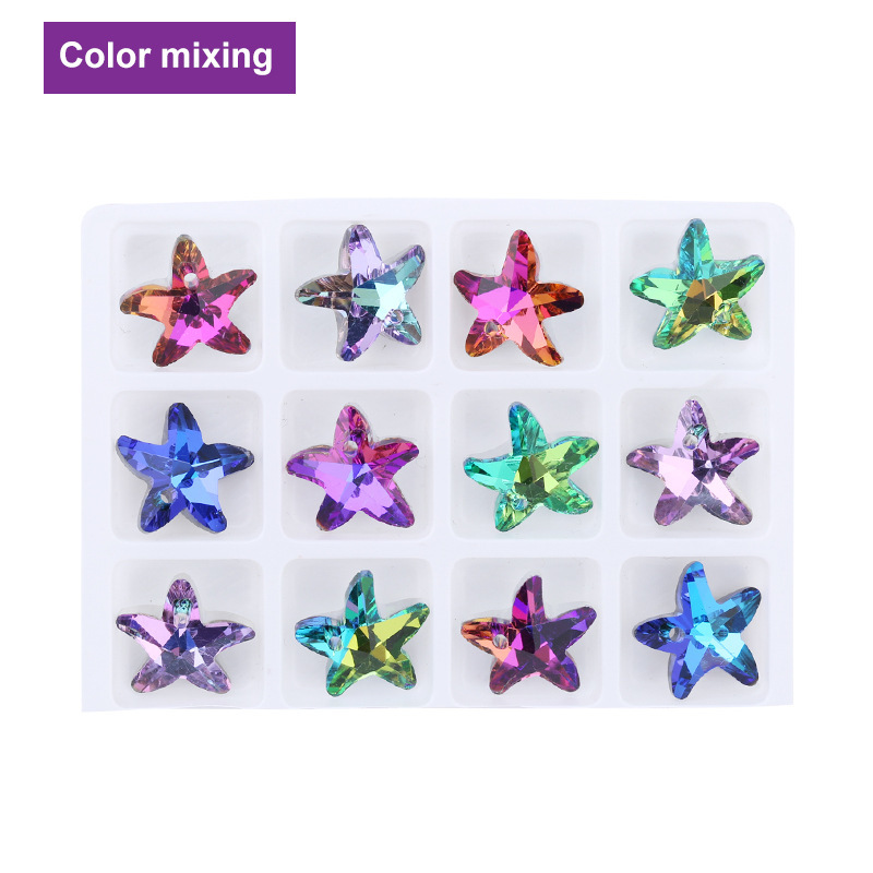 12:Mixed color phantom starfish