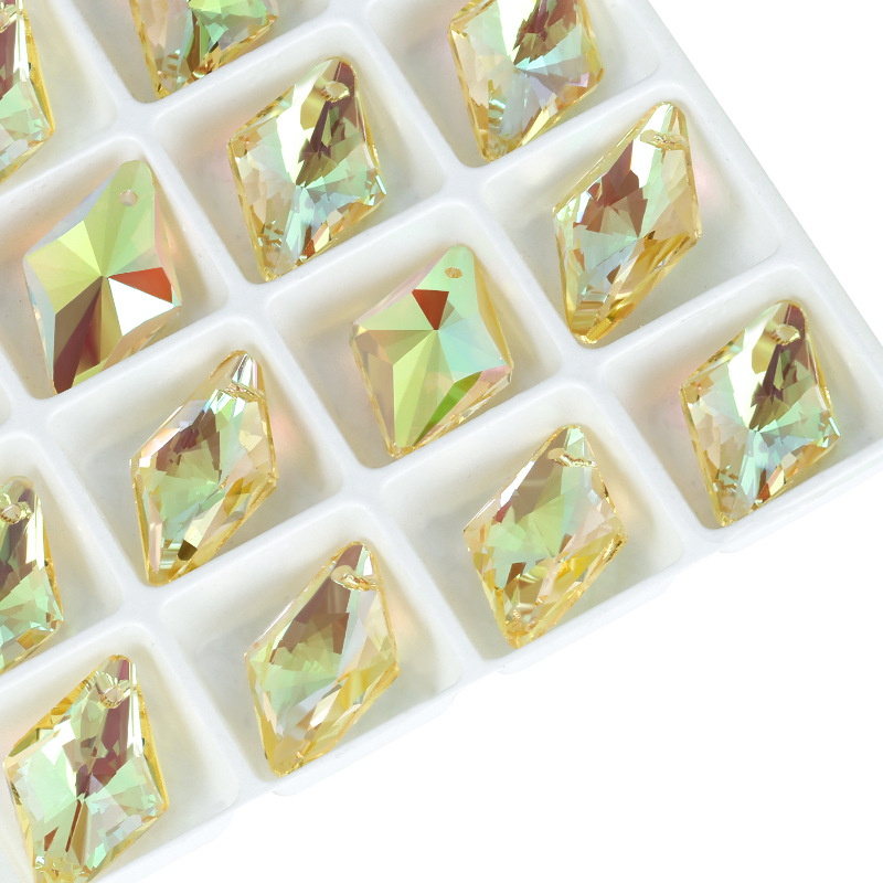 12*19mm diamond-shaped SU crystal pendant