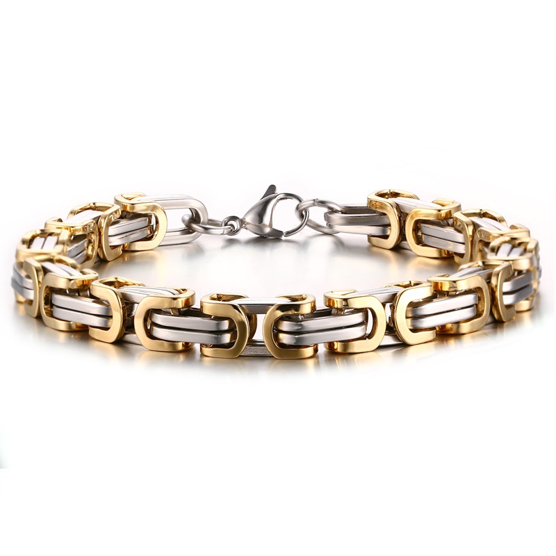 8:stainless steel gold 8.5mm*23cm