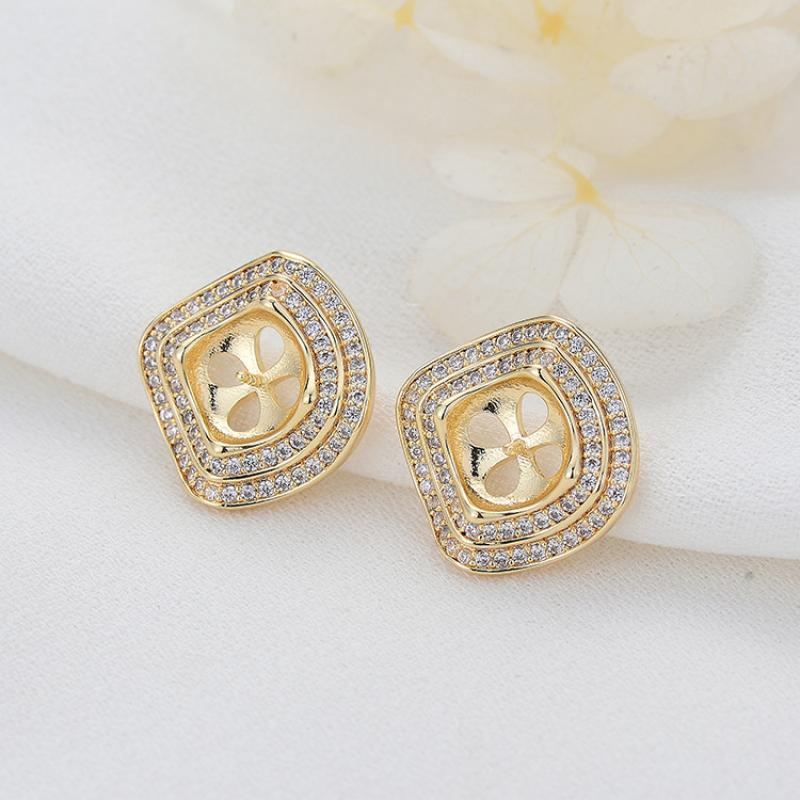 Earring Stud Component (1 pair)