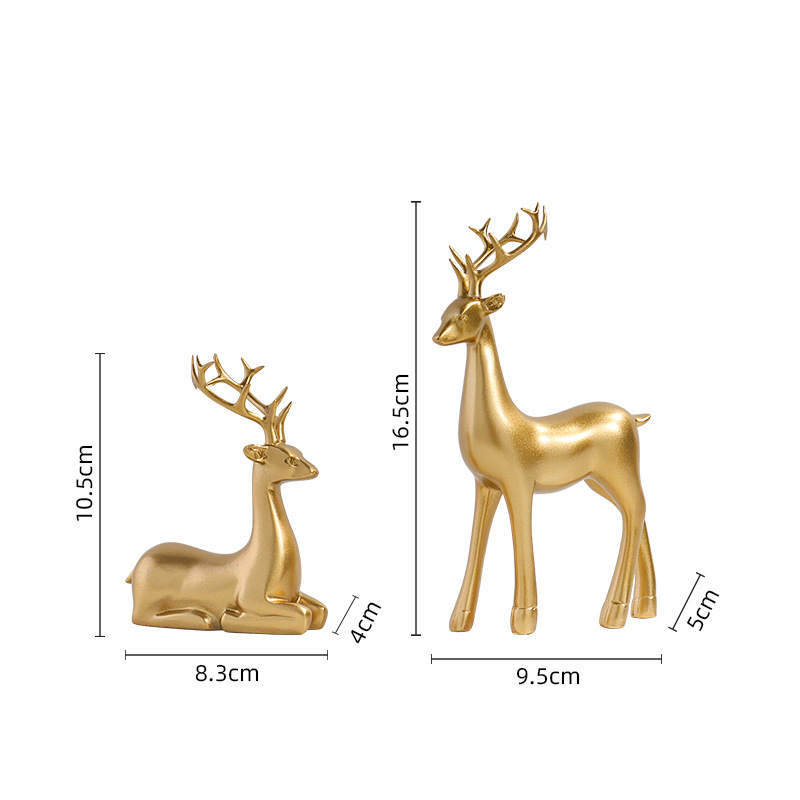 Gold on the deer