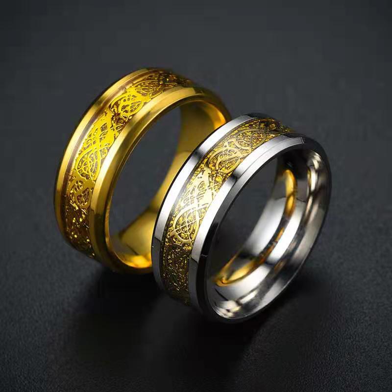1:Silver rings gold DeJin slices