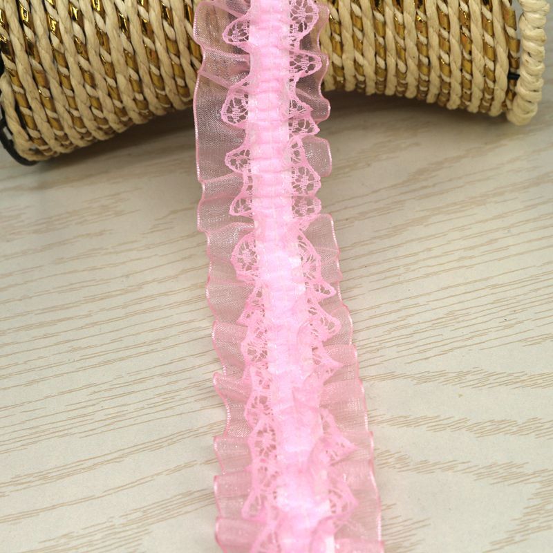 4cm elastic pink