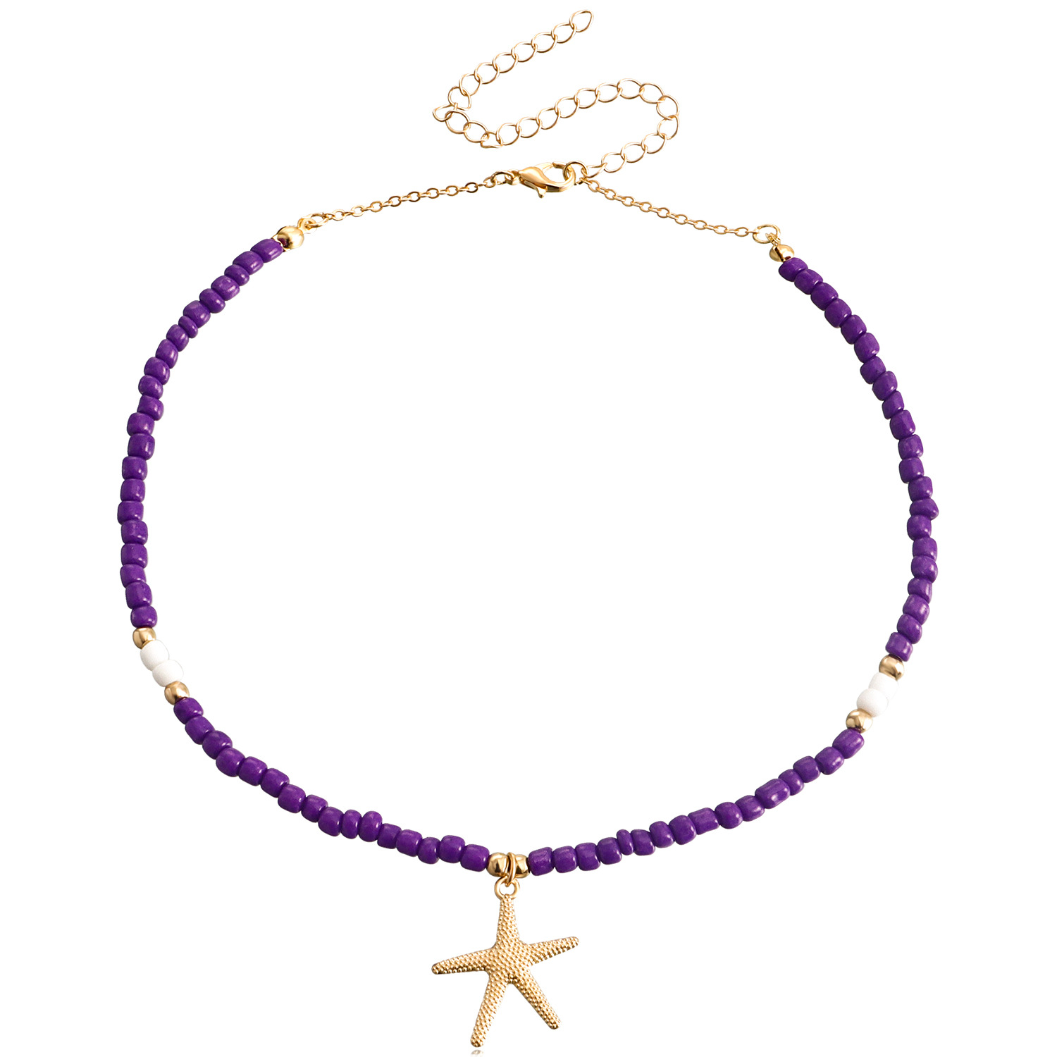 3# purple rice beads