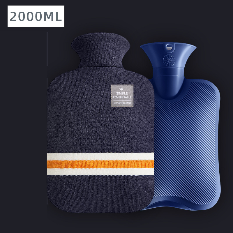 2000 ml navy blue with cloth cover