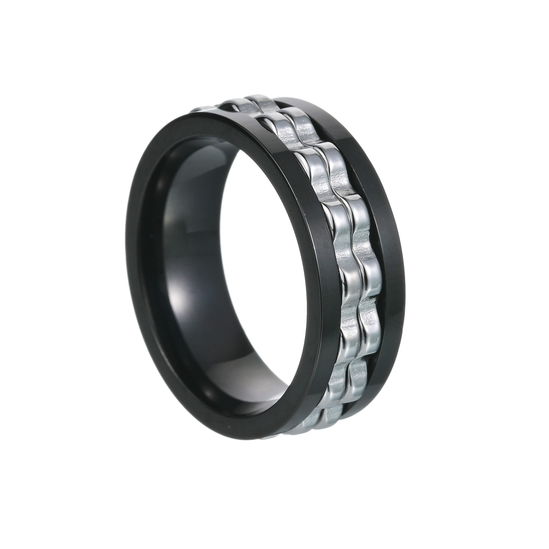 Black Ring   Silver Gear