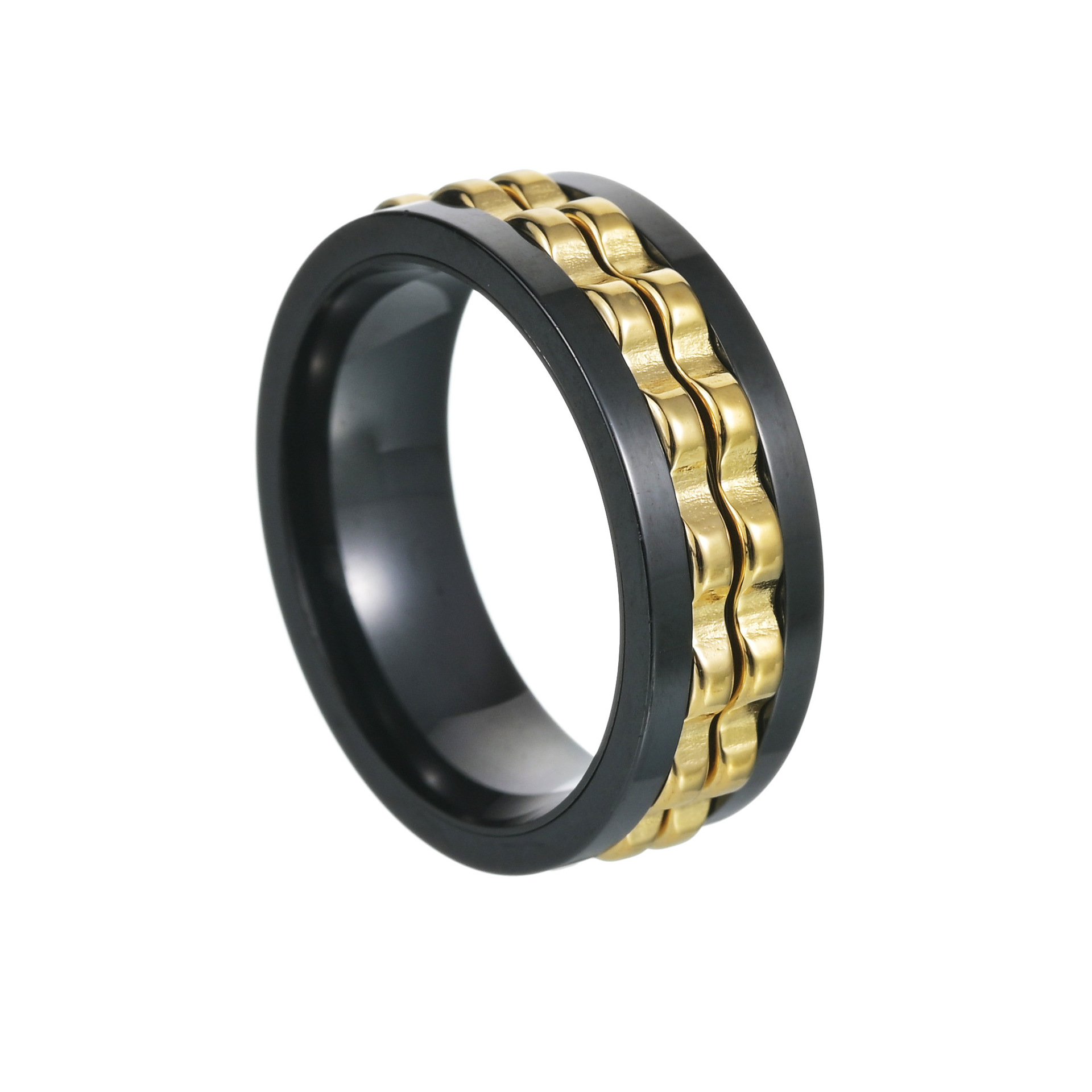 Black Ring   Gold Gear