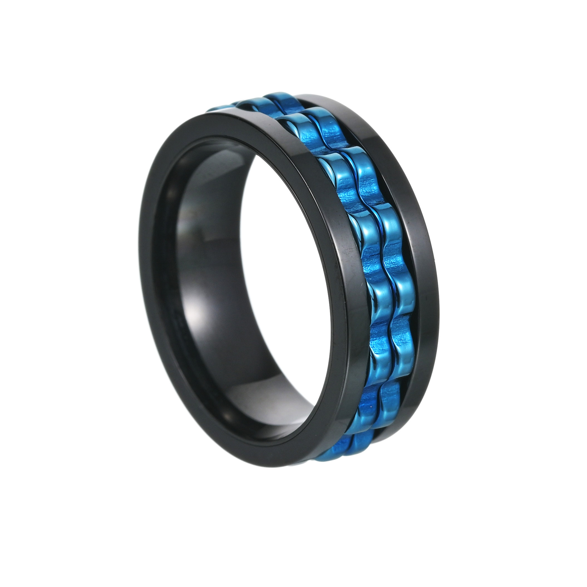 8:Black Ring   Blue Gear