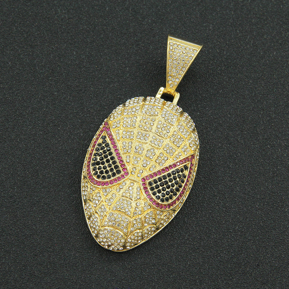 3:Single pendant-gold (Mask)