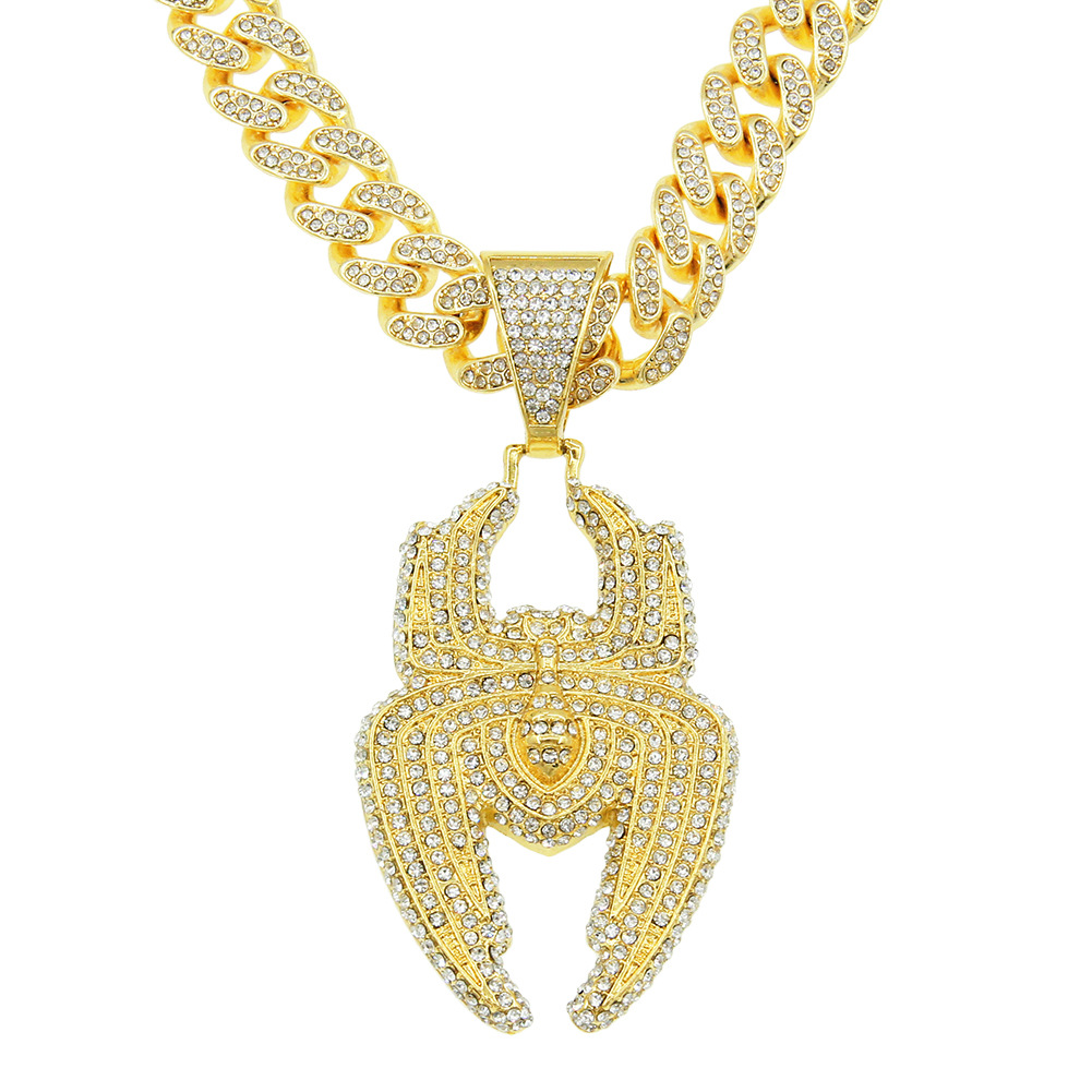 Gold (spider)-with Cuban chain