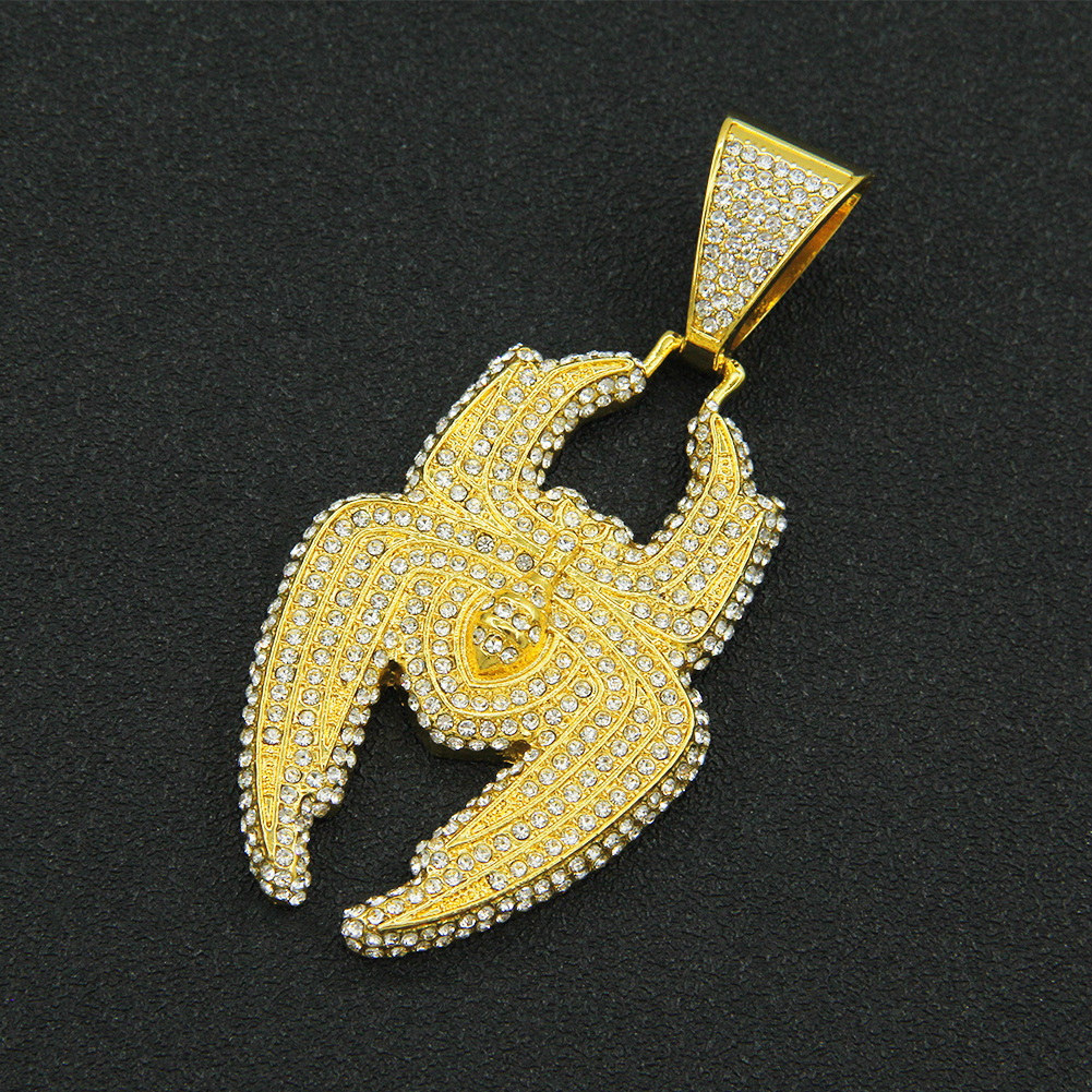 3:Single pendant-gold (Spider)