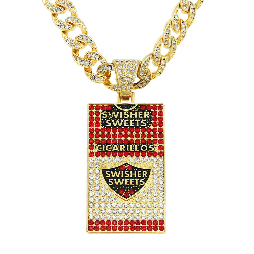 Gold (tag)-with Cuban chain
