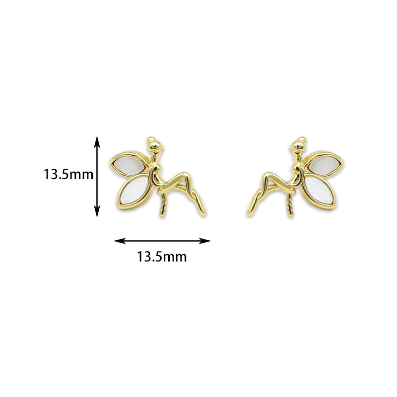2:Stud earrings/pair