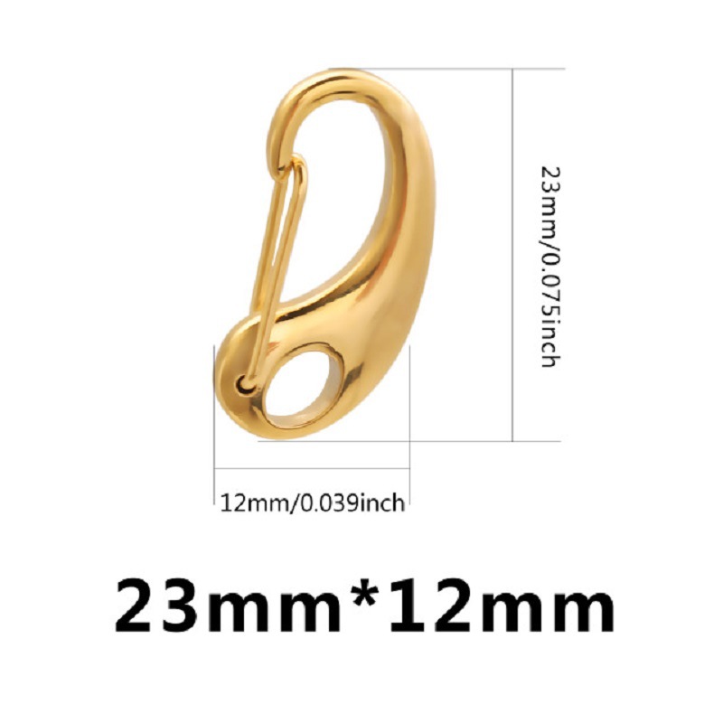 Gold 12 * 23mm