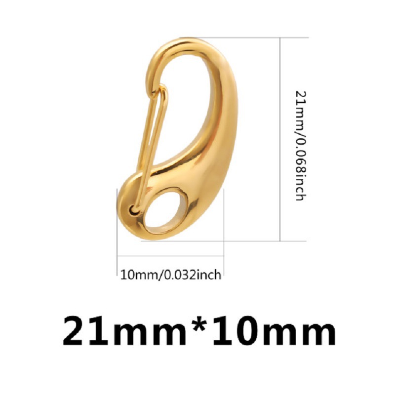 Gold 10 * 21mm