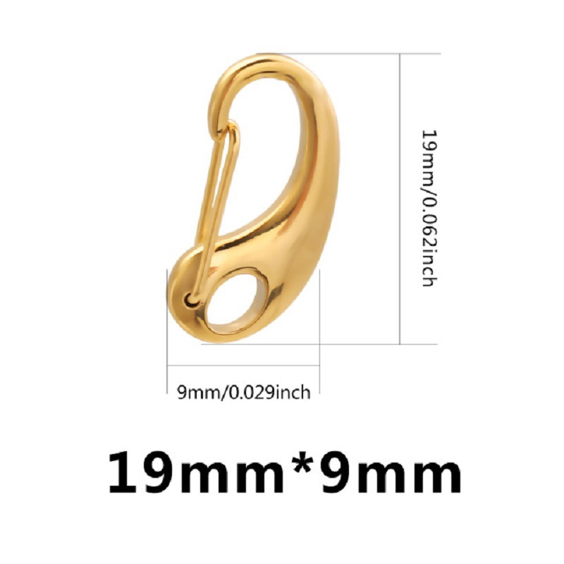 Gold 9 * 19mm