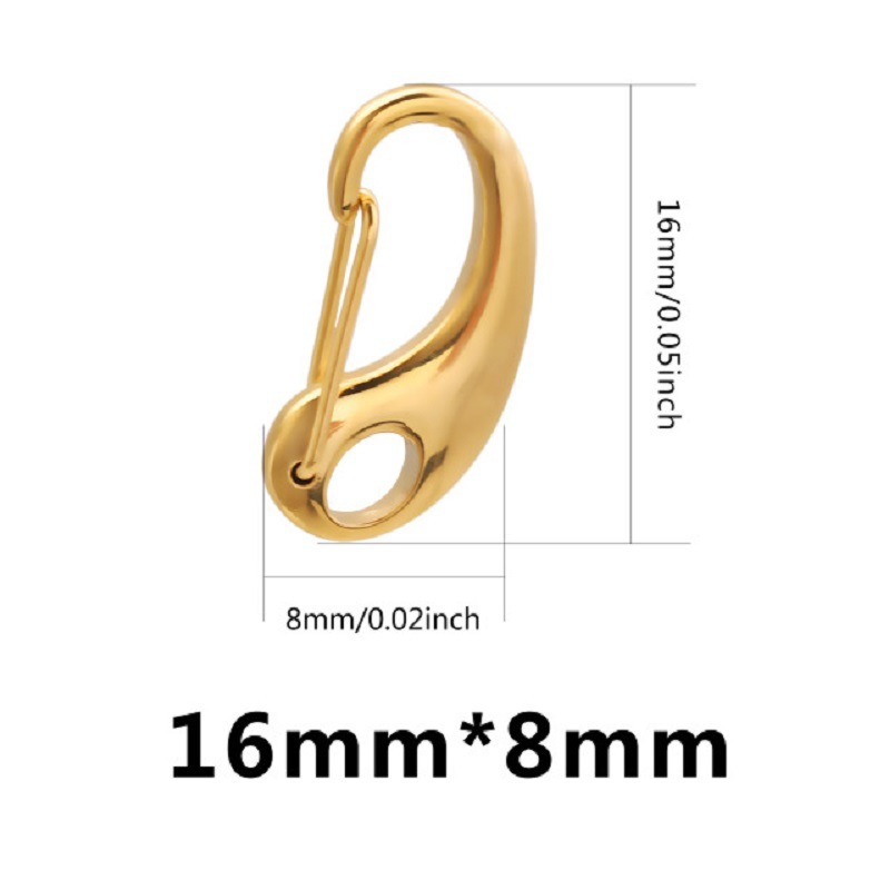 Gold 8 * 16mm