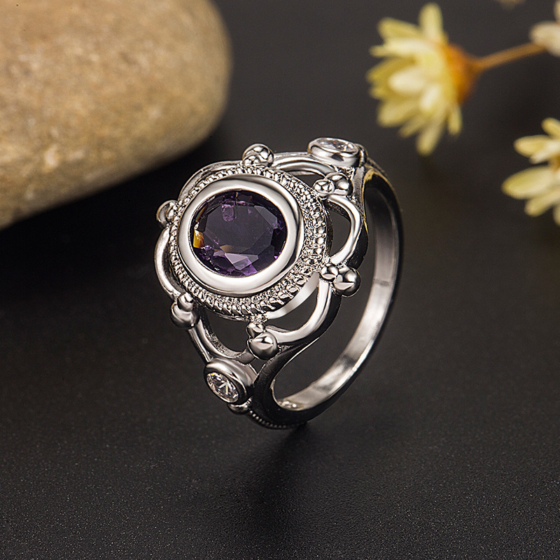 purple ring size 6