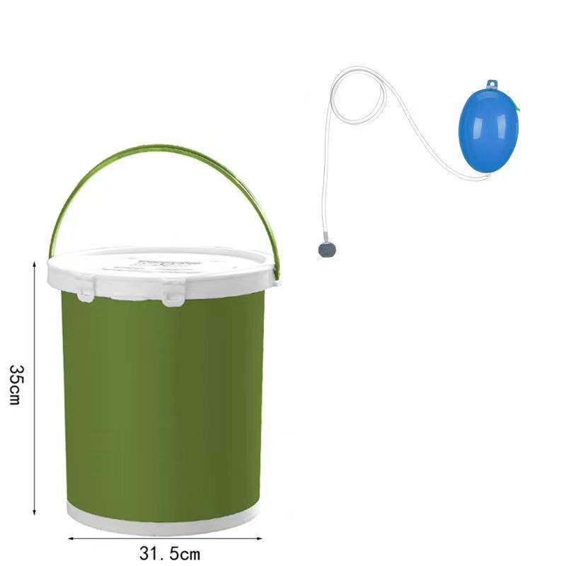 green 31.5*35cmwith oxygen pump