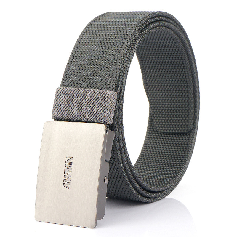 Silver buckle - dark gray