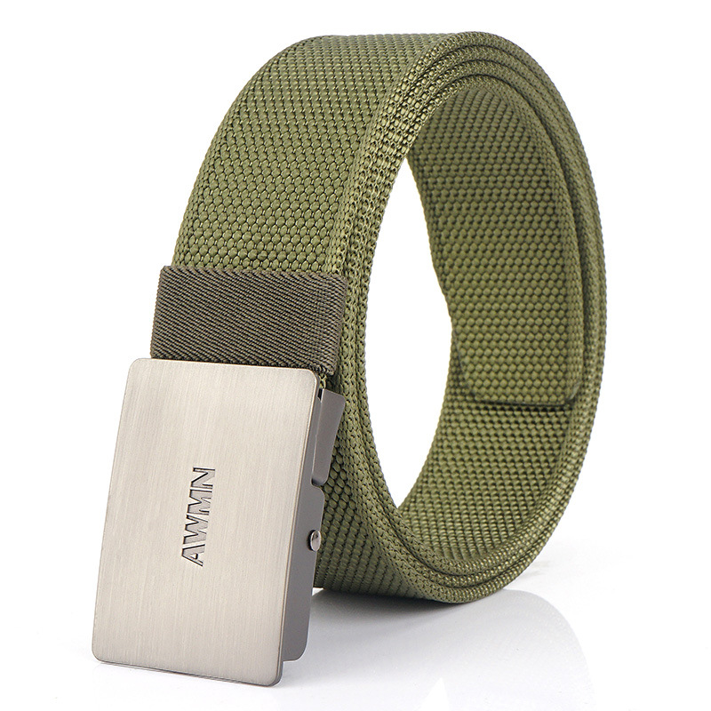 Silver buckle - Military green