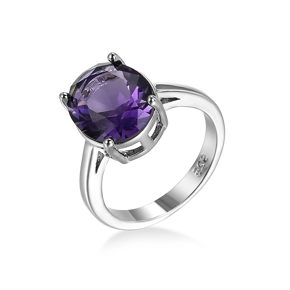 A purple ring size 6