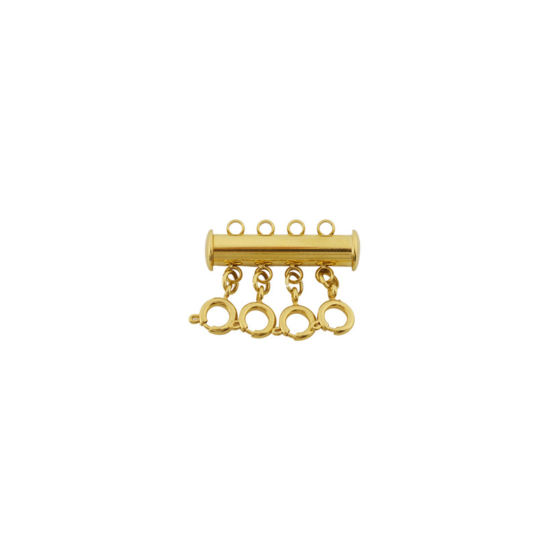 gold color plated, 4 holes