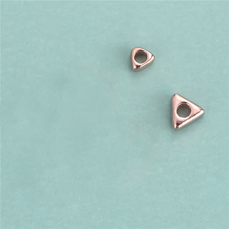 rose gold color plated 2.5x1.3mm