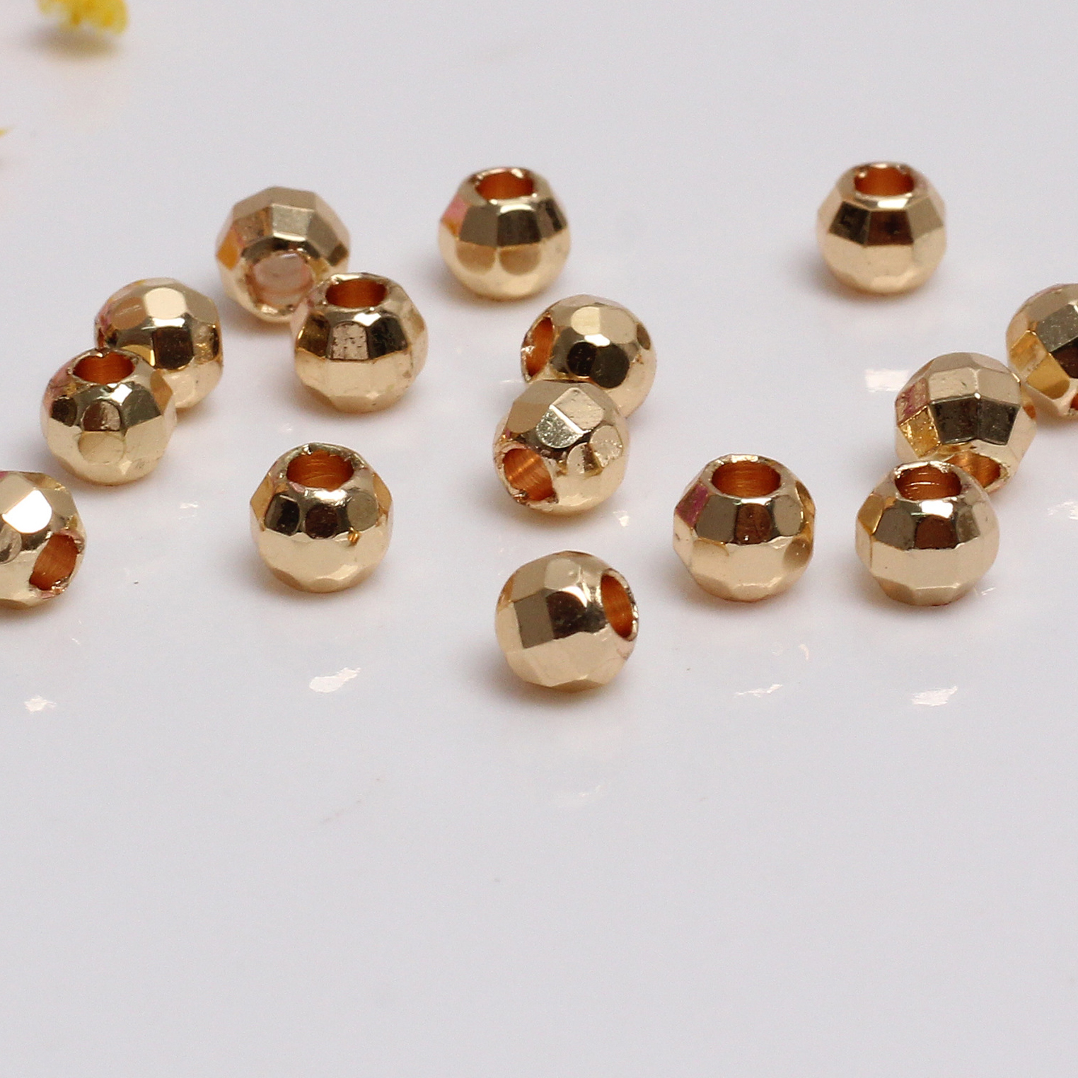 14K gold plated 2.5mm