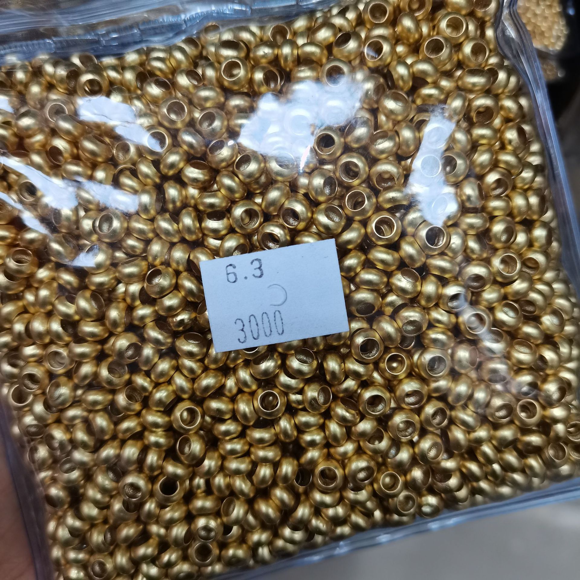 6*3mm  gold