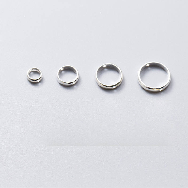 silver color plated 6.5/4.5mm diameter