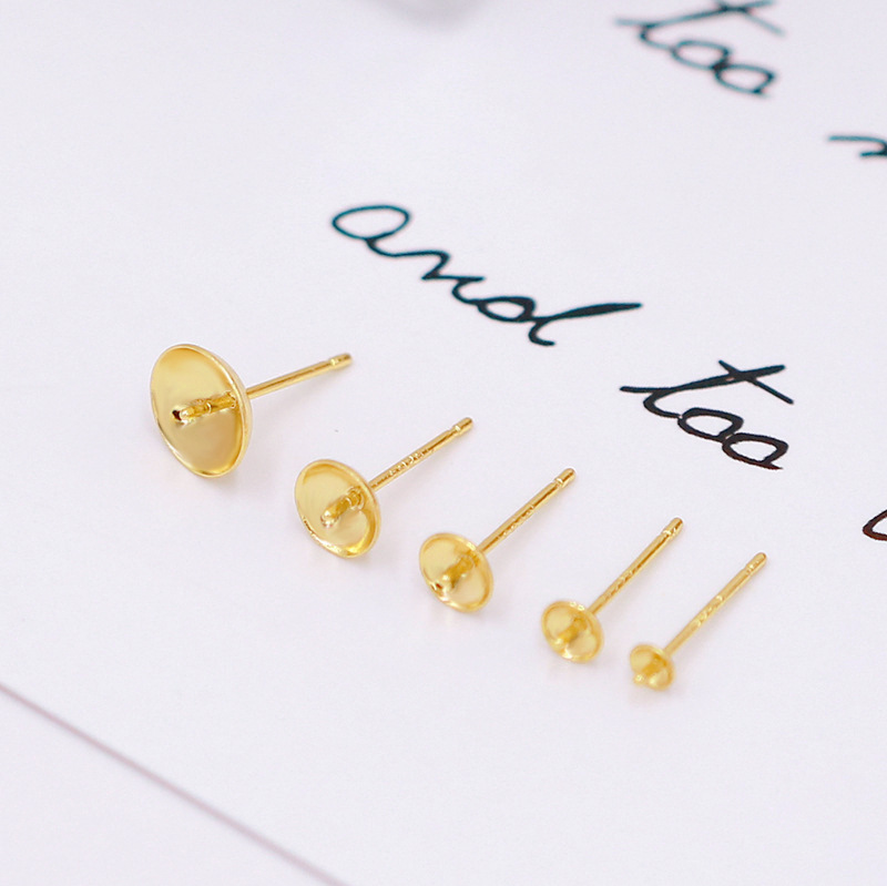 18K gold plated 3mm