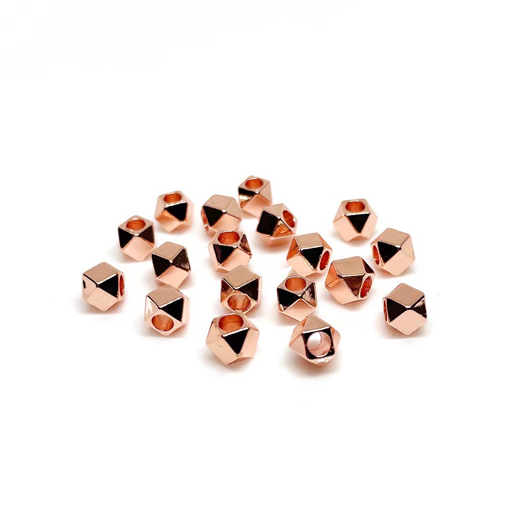 rose gold color plated 2.5mm