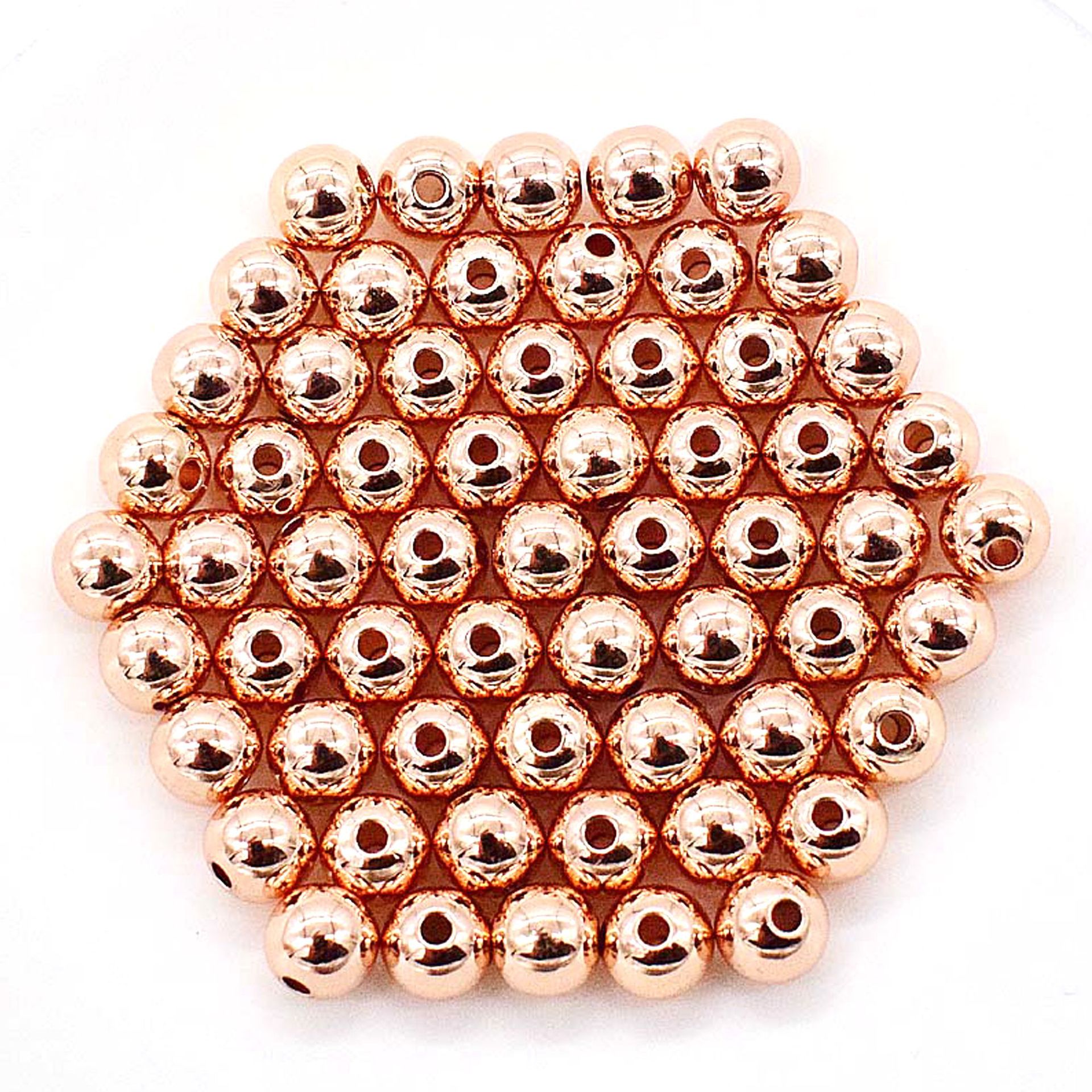 rose gold color plated 2mm