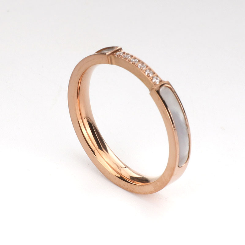 real rose gold plated US Size #5