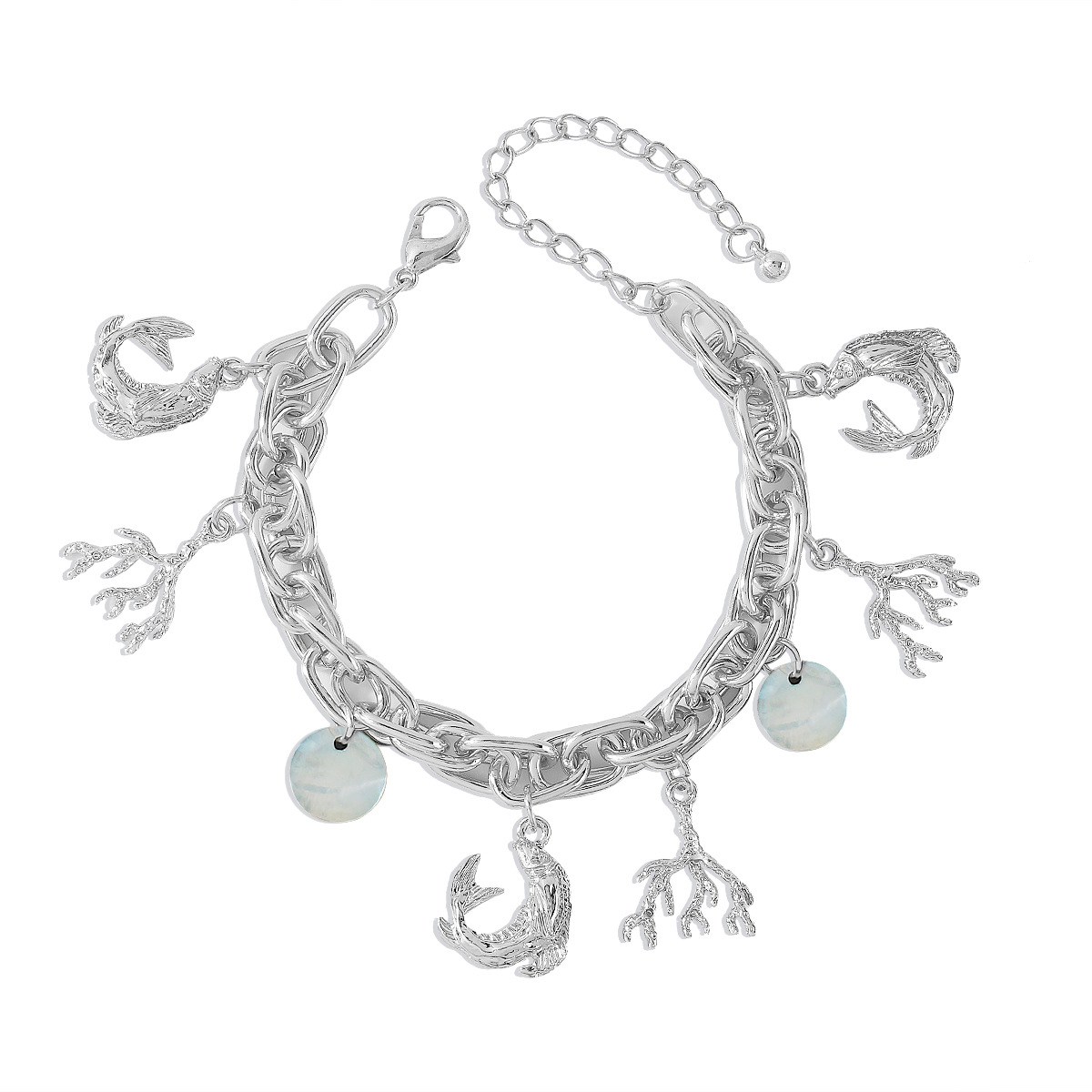 4:Platinum color bracelet