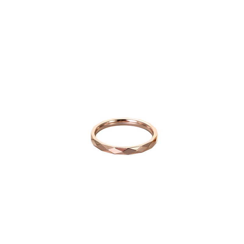 2mm real rose gold plated