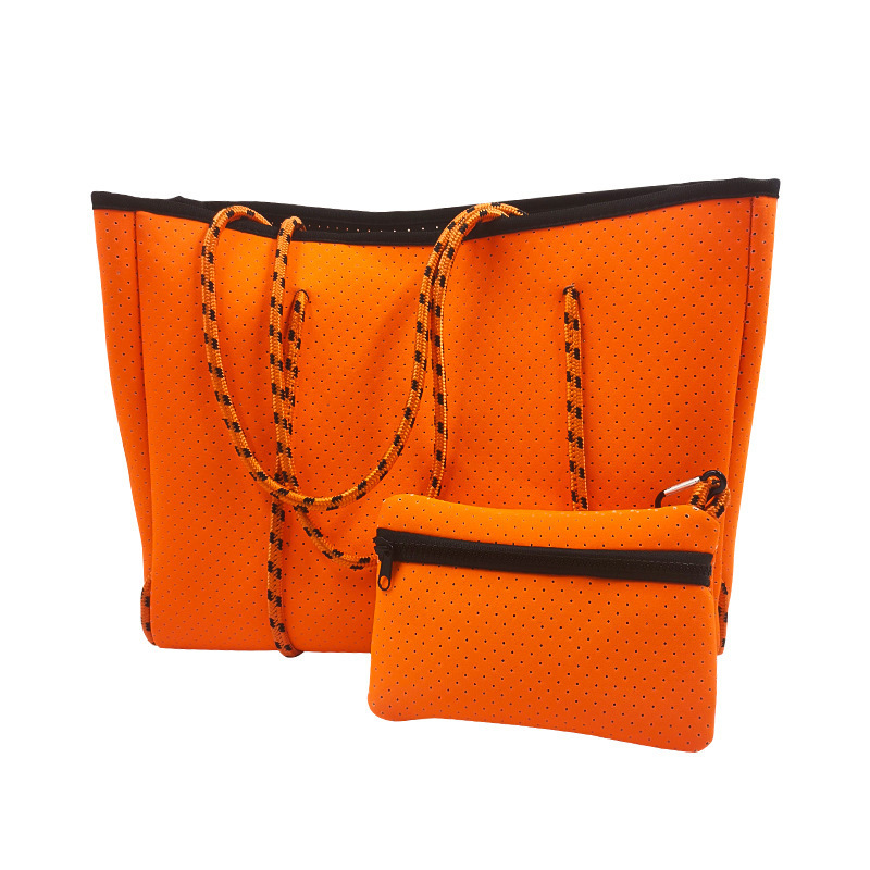 orange EVA bag suit