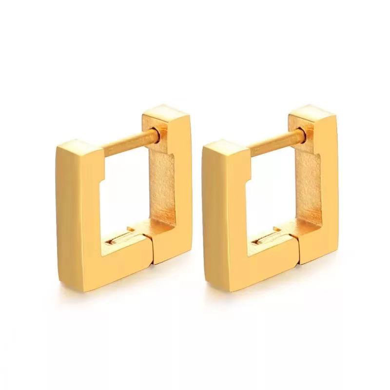 3.7MM SQUARE GOLD