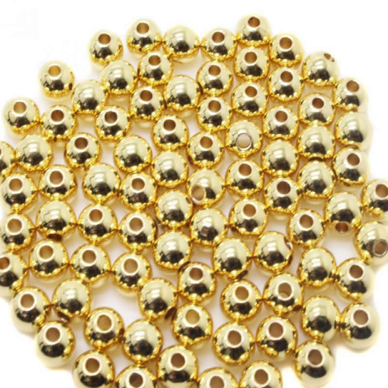 yellow gold 3mm (1.2 mm hole)