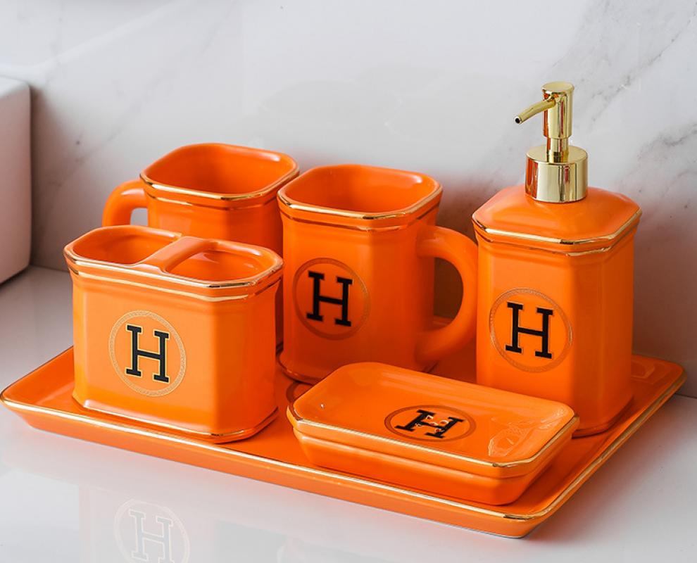 Six-piece set orange