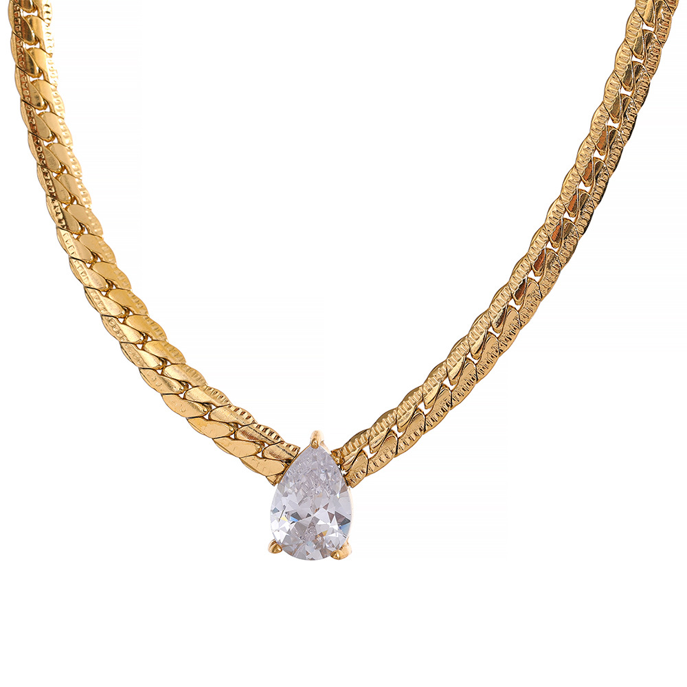 2:White necklace 38cm