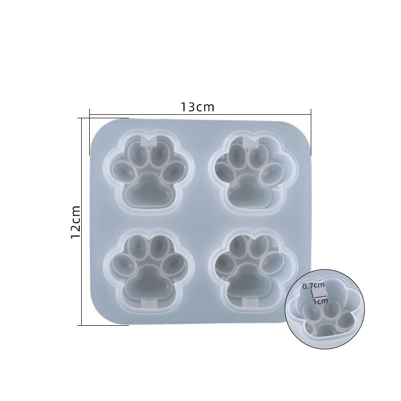 Lamp groove four-compartment cat's claw mold