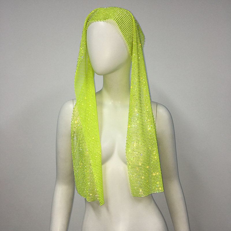 Green head scarf120CM